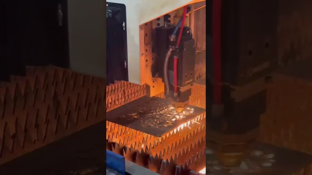 Laser Cutting Machine Sheet Metal Cutting Demo