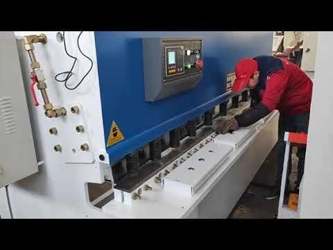 Hydraulic Shearing Machine Factory Testing