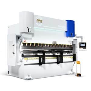 Main Servo Electro-Hydraulic CNC Press Brake front view for sheet metal bending