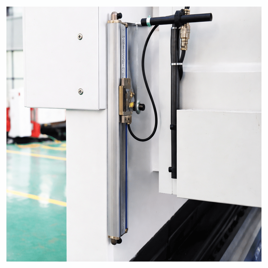 Imported grating ruler for measuring distance between slider and workbench on CNC press brake