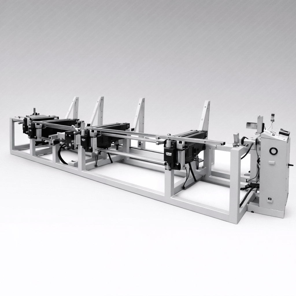 automatic loading system for 3 chuck tube laser cutting machine