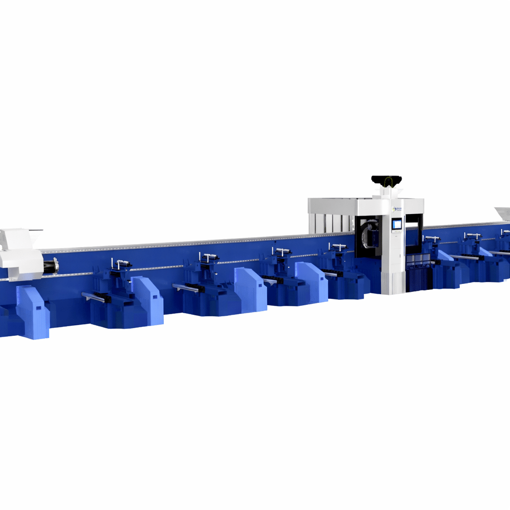 BLT3 3 chuck tube laser cutting machine with triple chuck system