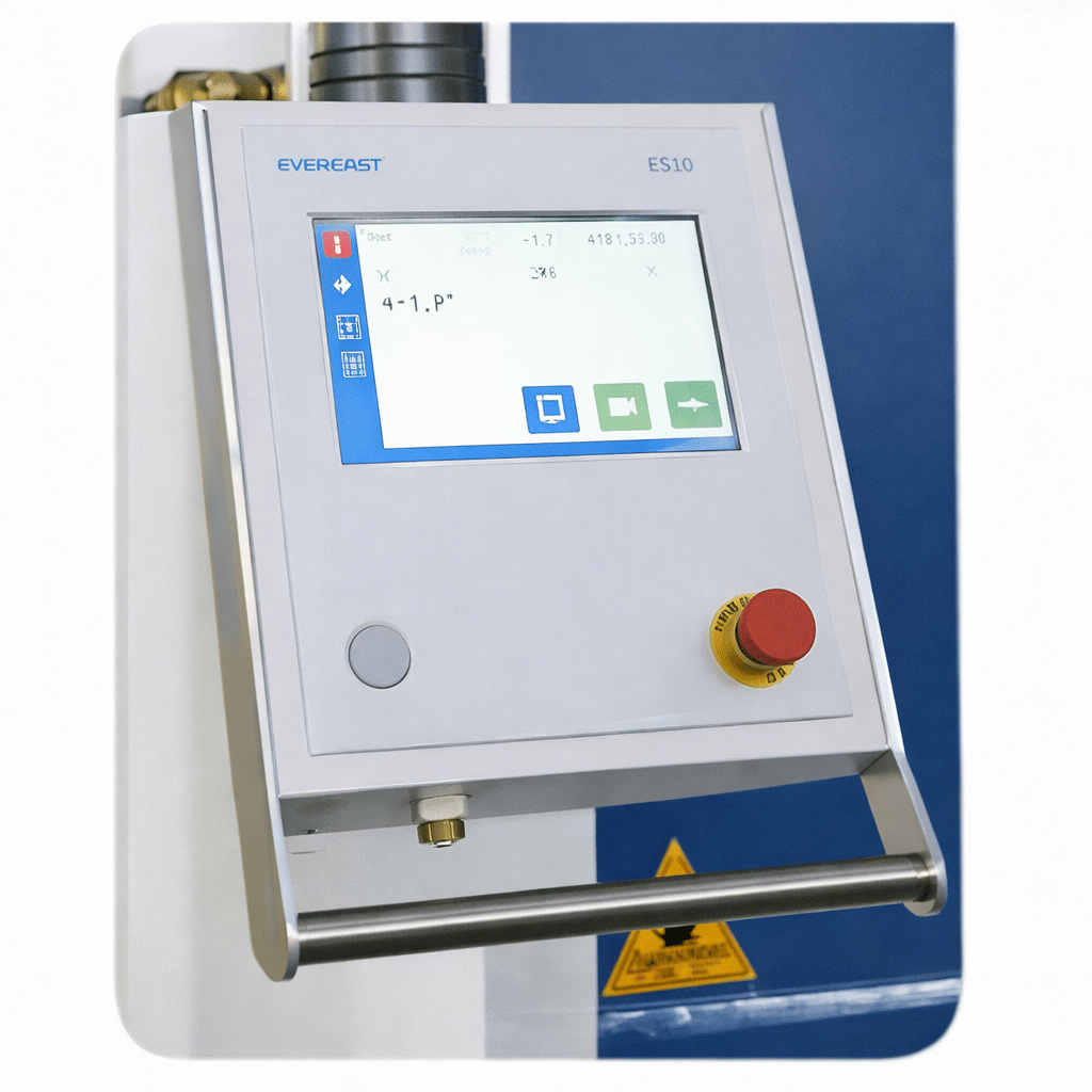 ES10 CNC control panel with 7-inch touch screen for CNC hydraulic pendulum shearing machine