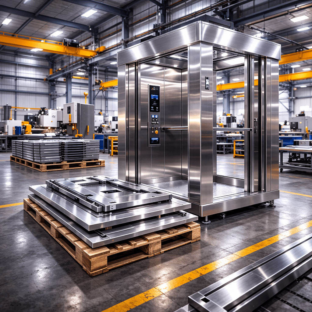 elevator cabin manufacturing stainless steel elevator structure production