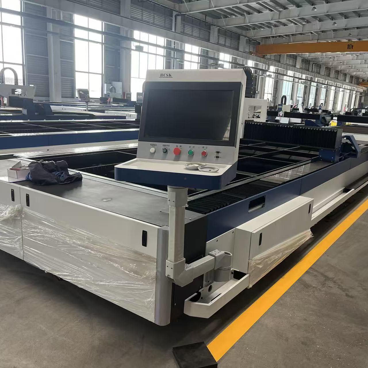 heavy CNC machining for laser cutting machine bed