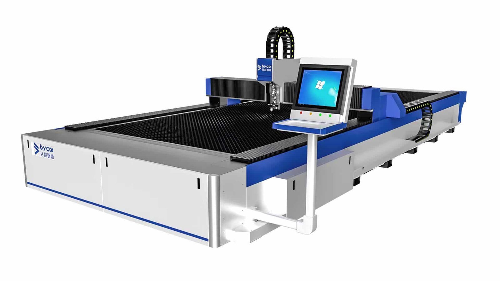 laser cutting machine for industrial metal fabrication