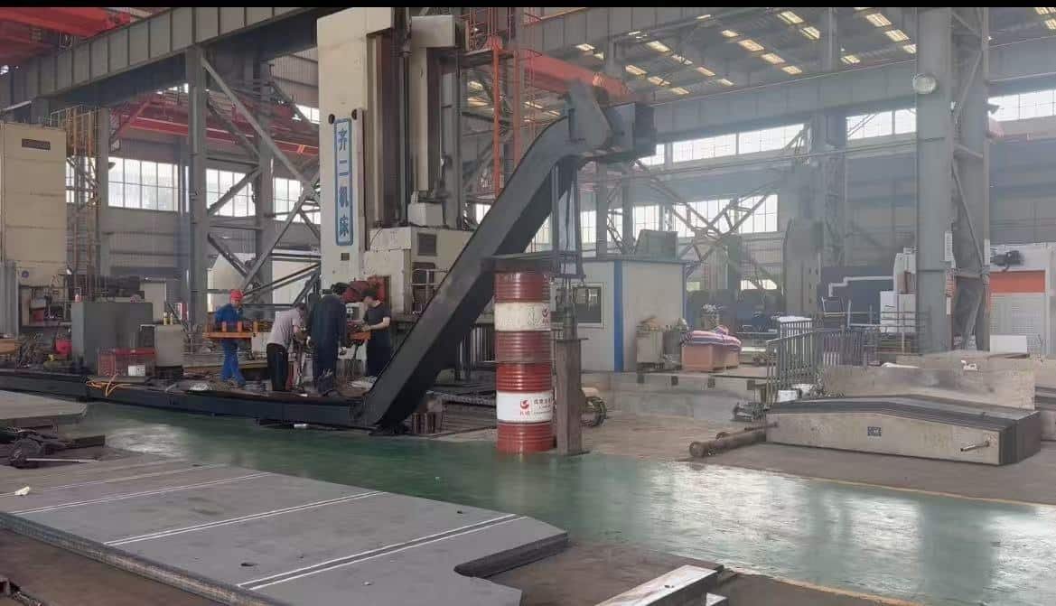 metal fabrication workshop overview showing production line layout and equipment