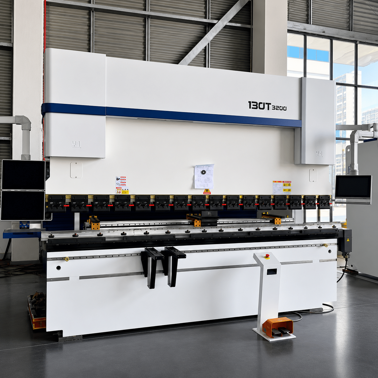 Press brake machine for stainless steel bending applications