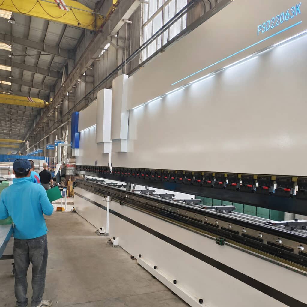 CNC press brake for elevator sheet metal manufacturing