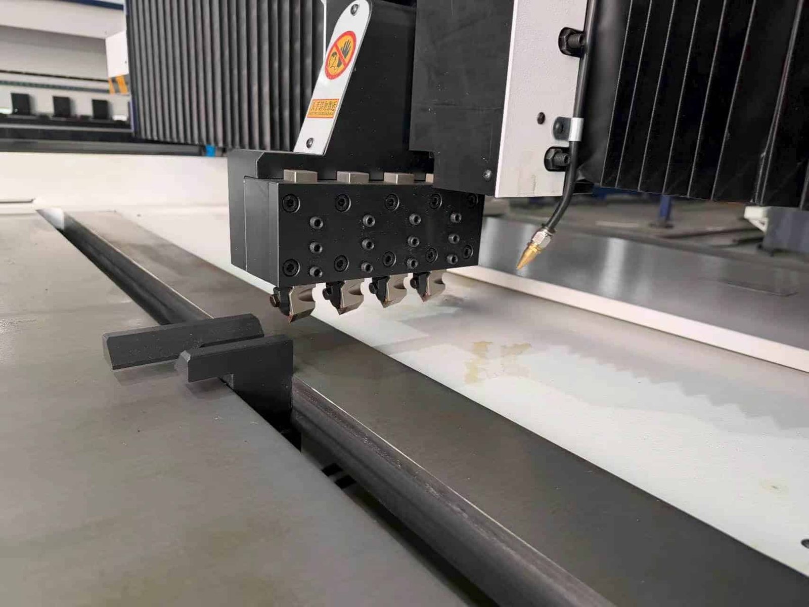 Stainless steel sheet metal V grooving process before bending