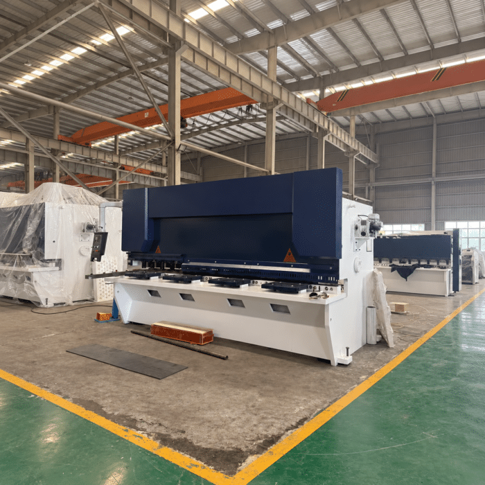 guillotine shearing machine for sheet metal cutting